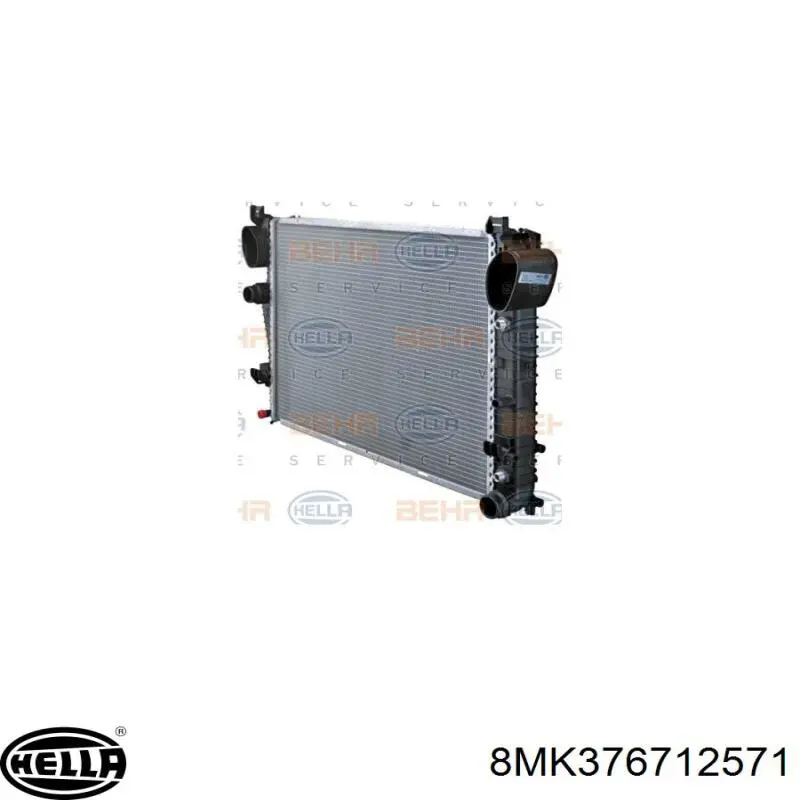 Radiador de água Mercedes 8MK376712571