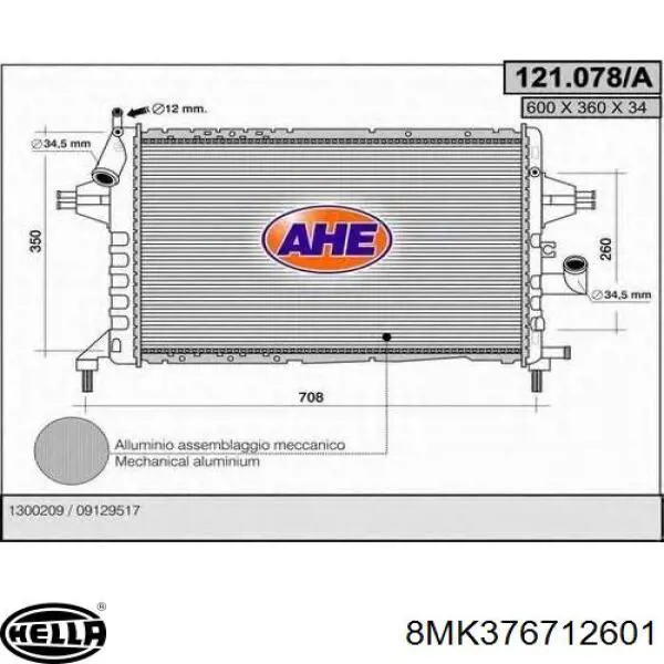 Comprar 09192586 Opel Radiador de auto