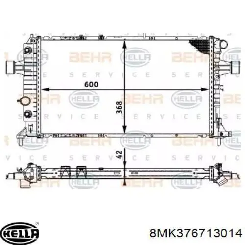 09157937GS Opel Refrigeración del motor