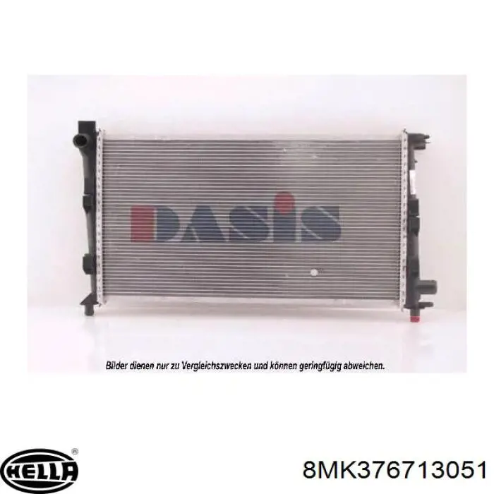 Radiador de água Mercedes 1685001502