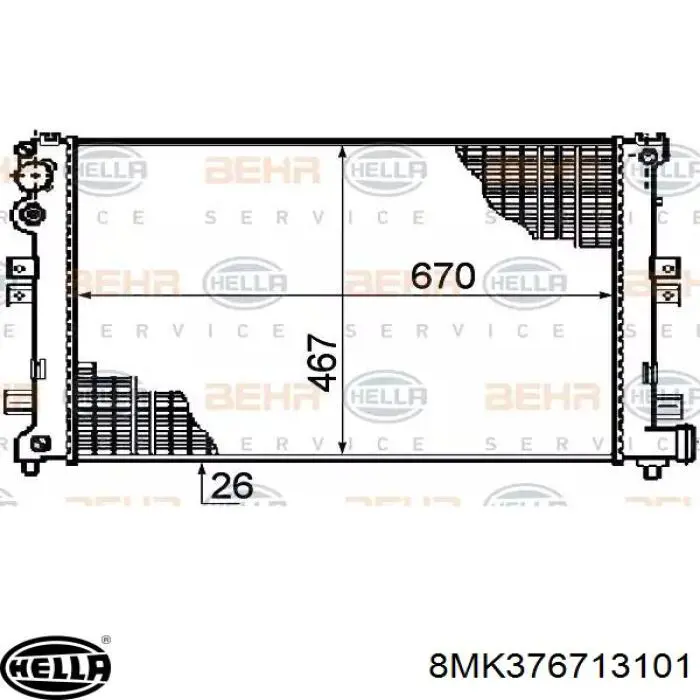 Comprar 17111723527 BMW Radiador de auto