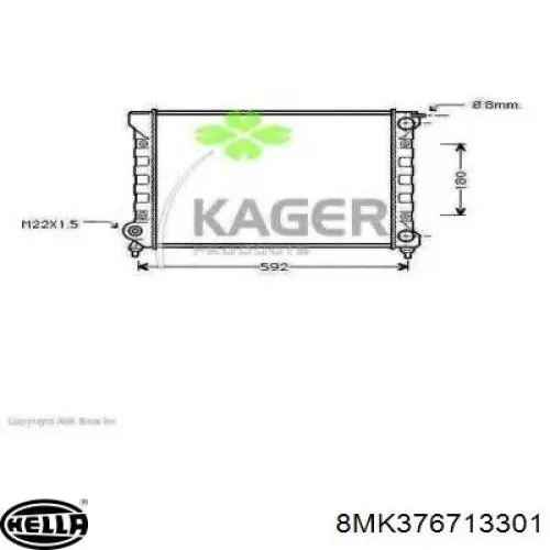 Água radiador VAG 321121253AL precio, desde 32,09 EUR