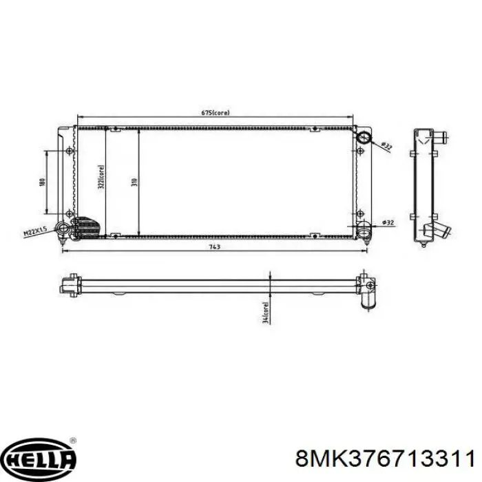 Água radiador VAG 191121251C precio, desde 36,04 EUR