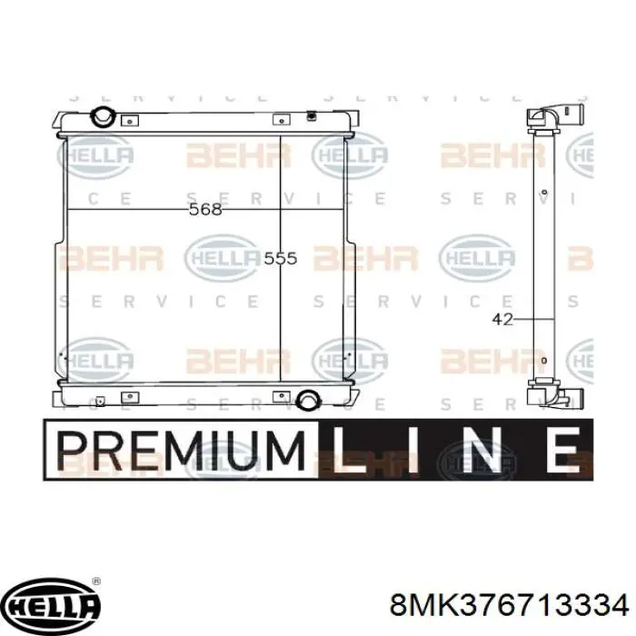 Comprar 191121253M VAG Radiador de auto