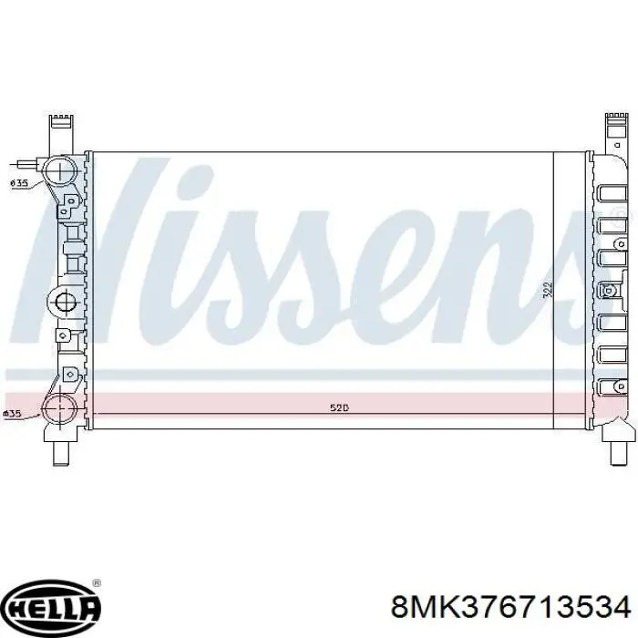 50005580 Fiat/Alfa/Lancia Refrigeración del motor