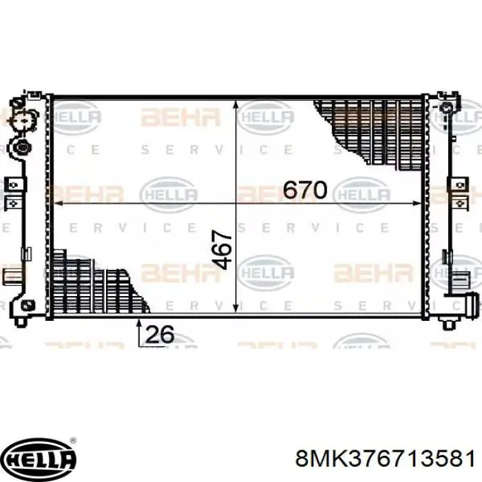 Comprar 1300147 Opel Radiador de auto