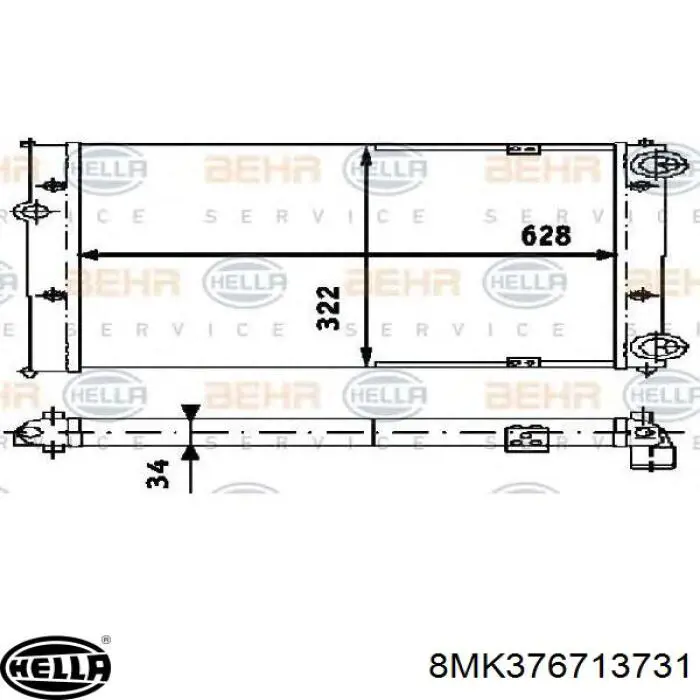 Comprar 6K0121253A VAG Radiador de auto