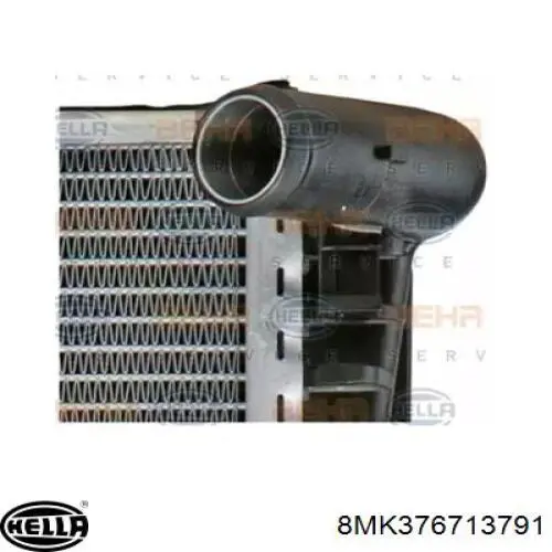 8MK376713791 HELLA enfriador de motor derecho