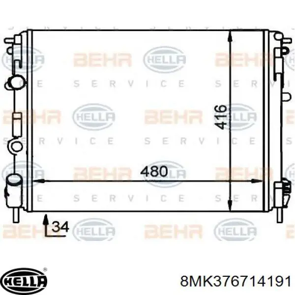 Comprar 6791562 Ford Radiador de auto