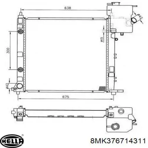 Comprar 0540170003 Depo/Loro/Abakus Radiador de auto