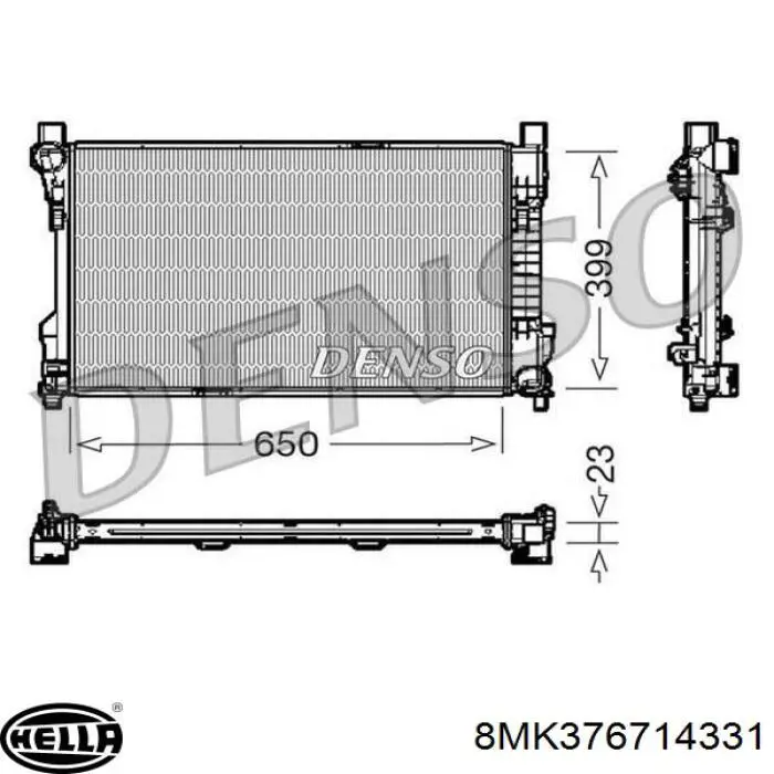 Radiador 31R50152 Eaclima