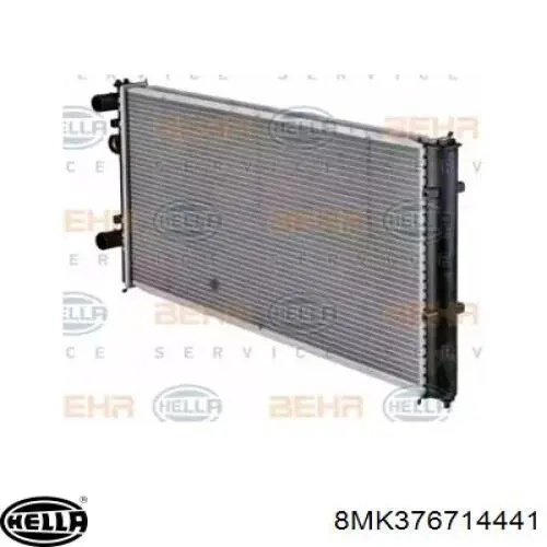 1HM121253D VAG radiador