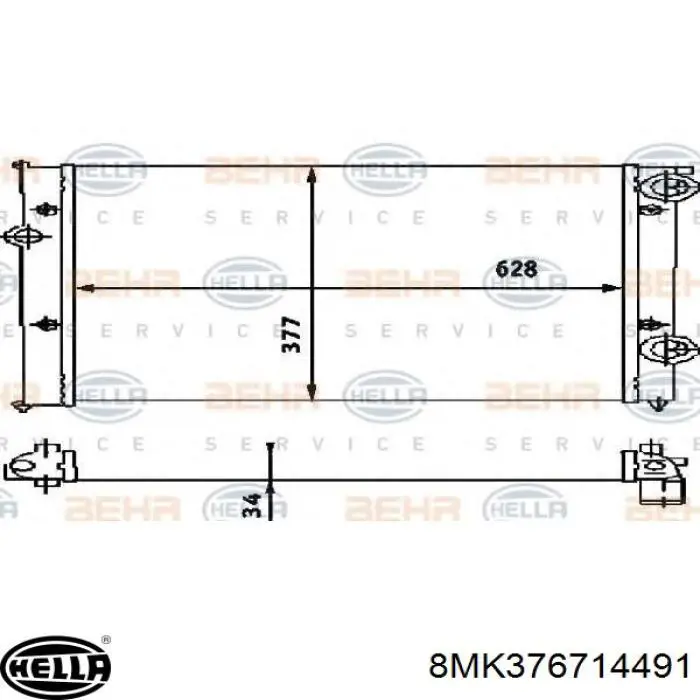 Comprar 1H0121253BC VAG Radiador de auto