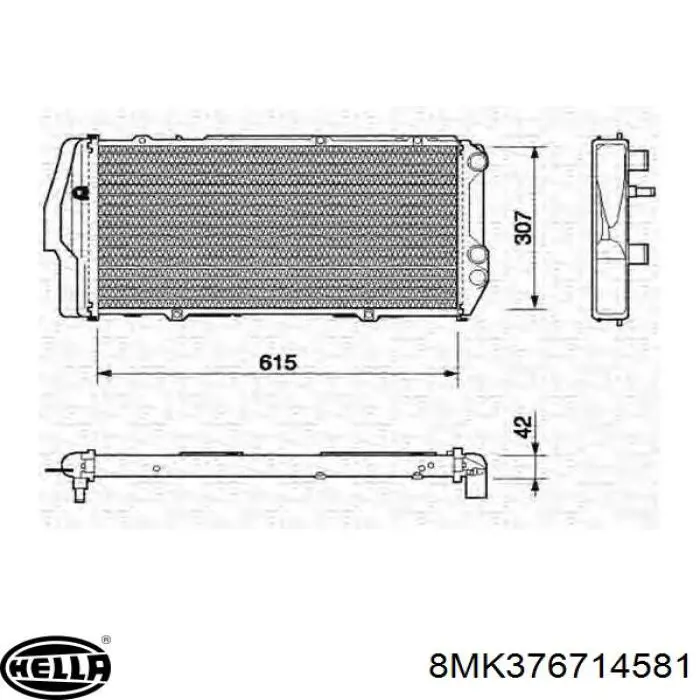 Comprar 443121251K VAG Radiador de auto