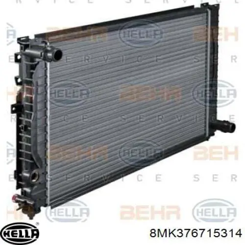 Radiador 730994 VALEO