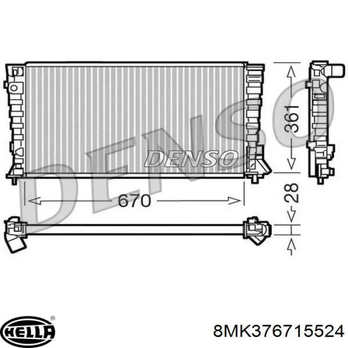 BM1866 Magneti Marelli radiador