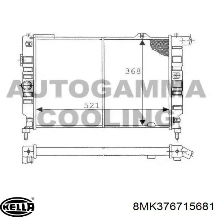 Comprar 63058A Nissens Radiador de auto