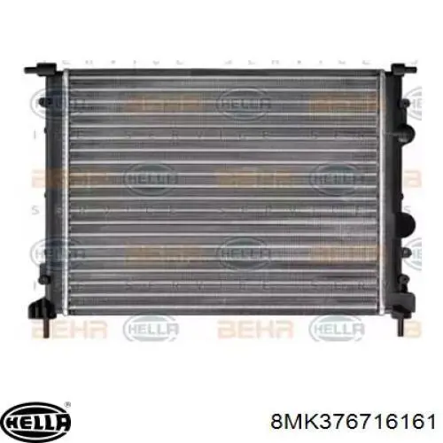 8MK376716161 HELLA radiador