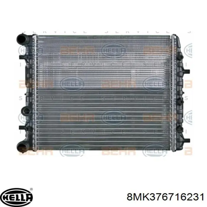 6Q0121253H VAG radiador