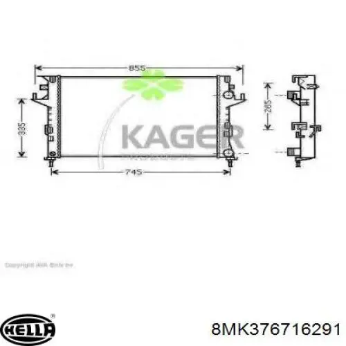 Comprar 7711134657 Renault (RVI) Radiador de auto