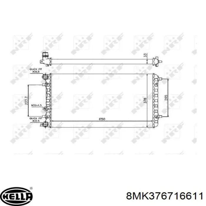 Água radiador VAG 1C0121253E precio, desde 76,96 EUR