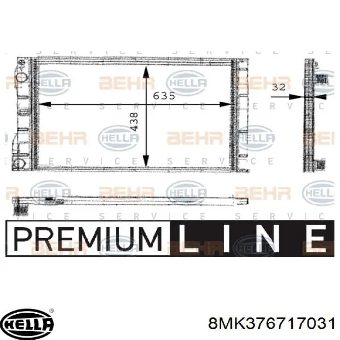 Comprar 6025312321 Renault (RVI) Radiador de auto