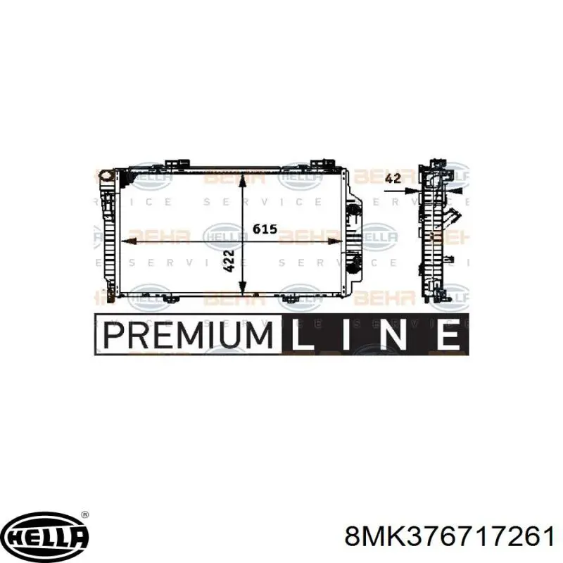 Comprar A2025008103 Mercedes Radiador de auto