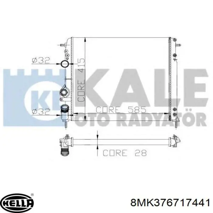 Água radiador Renault (RVI) 8660000437 precio, desde 53,72 EUR