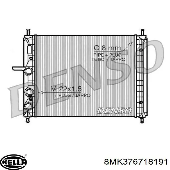 Radiador de água para Fiat Brava  (182)