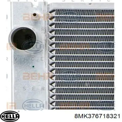 8MK376718321 HELLA radiador