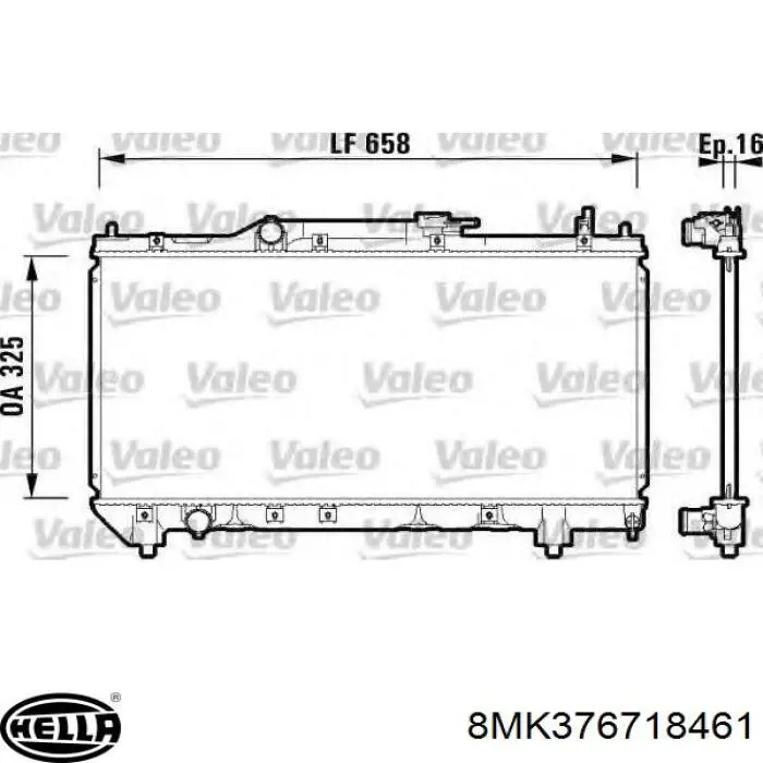 1640002310 Toyota Refrigeración del motor