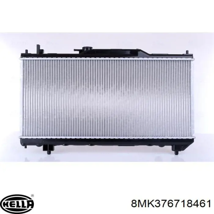 8MK376718461 HELLA radiador refrigeración del motor