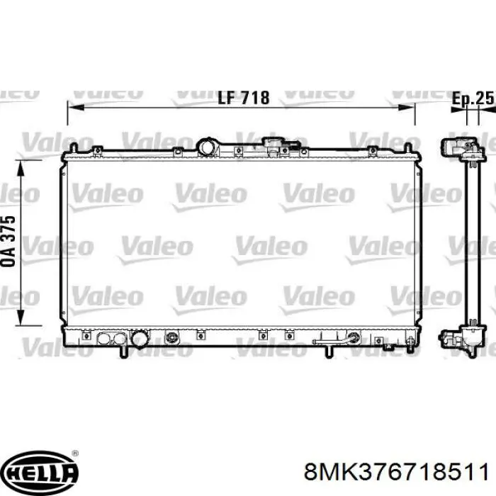 Comprar FP48A561KY FPS Radiador de auto