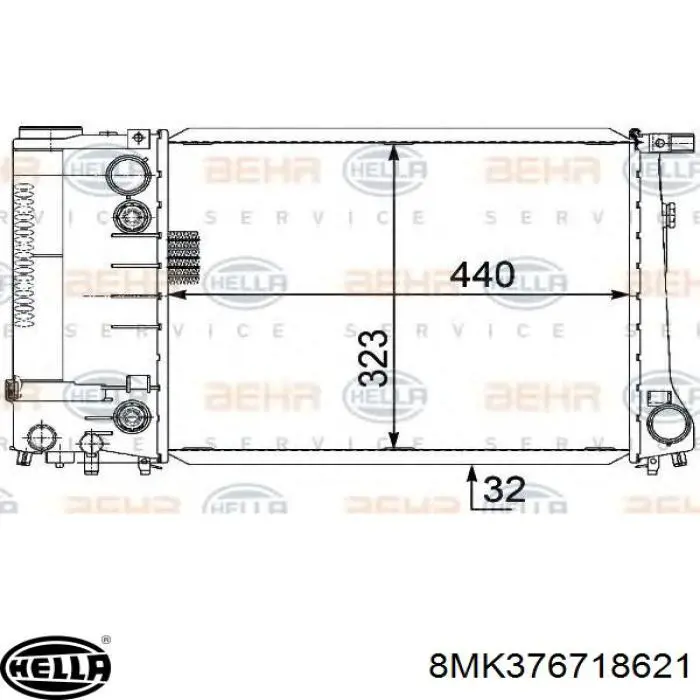 Comprar 9638520080 Peugeot/Citroen Radiador de auto