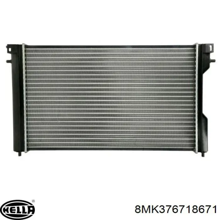 Radiador 8MK376718671 HELLA