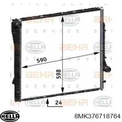 Radiador 8MK376718764 HELLA