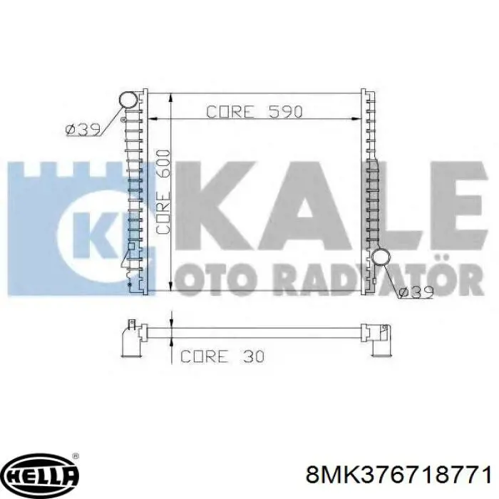 Água radiador BMW 17117544669 precio, desde 123,87 EUR