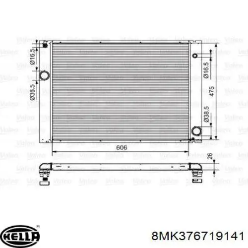 Radiador 53729 NRF
