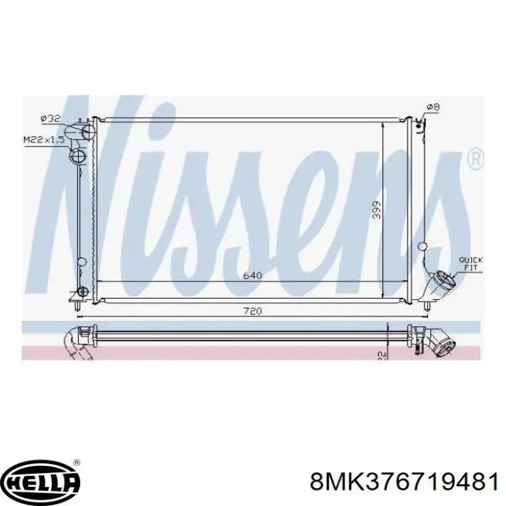 Comprar 9620055080 Peugeot/Citroen Radiador de auto