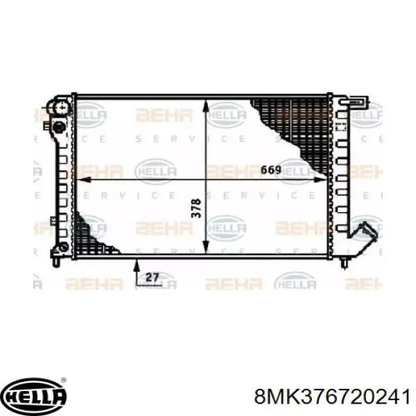 Comprar 133058 Peugeot/Citroen Radiador de auto
