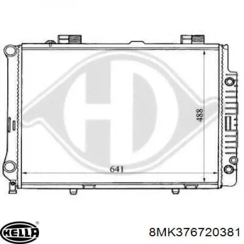 A2105000903 Mercedes Refrigeración del motor