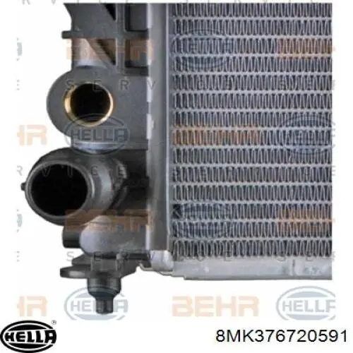 BM712 Magneti Marelli radiador