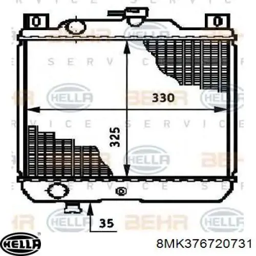 Comprar 1770080E00 Suzuki Radiador de auto