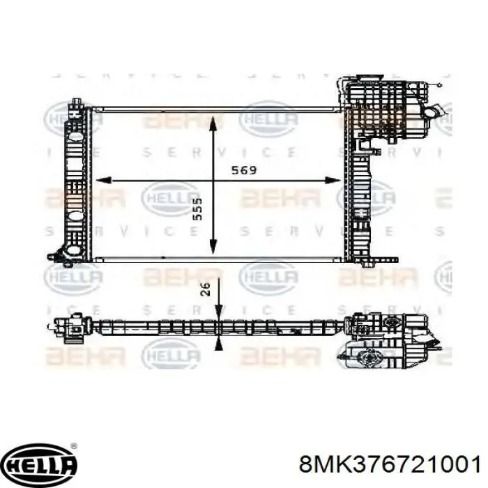 Comprar 9032081 Polcar Radiador de auto
