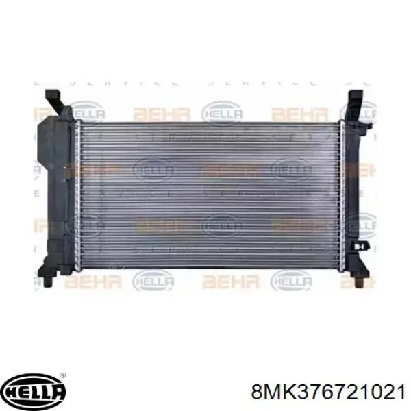 8MK376721021 HELLA radiador