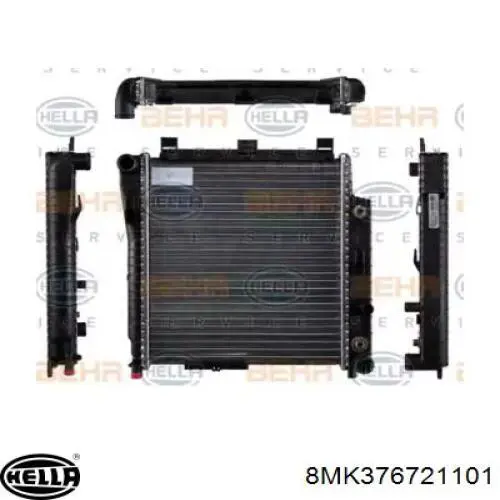 59102 NRF Refrigeración del motor