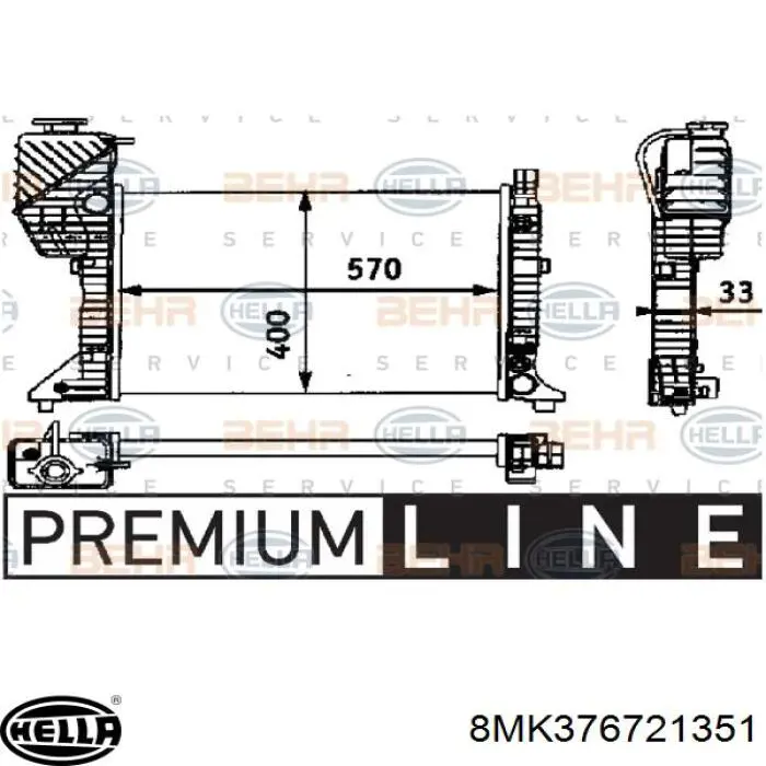 Comprar 9015001800 Mercedes Radiador de auto
