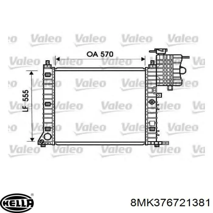 Radiador A6385011601 Mercedes