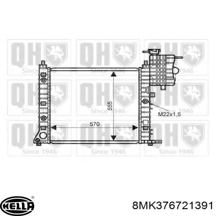A6385011901 Mercedes Refrigeración del motor