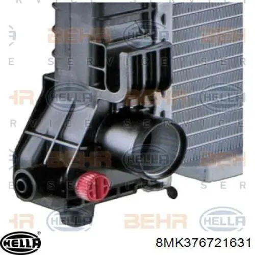 Radiador de água Diesel Technic 468737